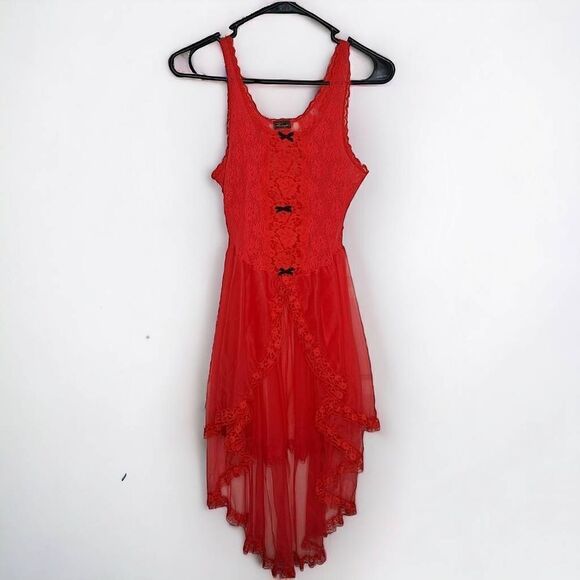 Stroke of Midnight Vintage 80s Gothic Vamp Lingerie size Small - Picture 2 of 7